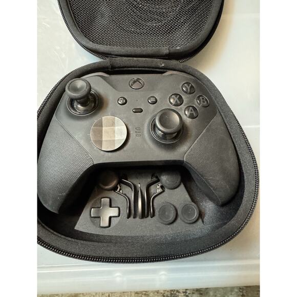 Microsoft Xbox One Elite Series 2 Controller Complete Fully - Black -USED - Picture 5 of 7